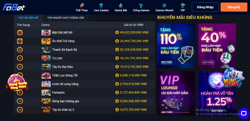 Các loại trò chơi slot đa dạng tại 68wim trang chủ